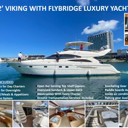 62' Viking With Flybridge Luxury Yacht