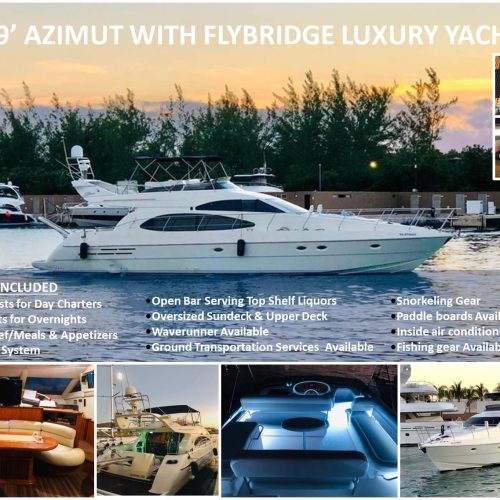 59' Azimut With Flybridge Luxury Yacht