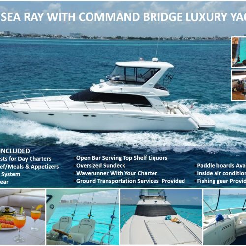 50' Sea Ray With Command Bridge Luxury Yacht