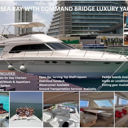 55' Sea Ray With Command Bridge Luxury Vessel