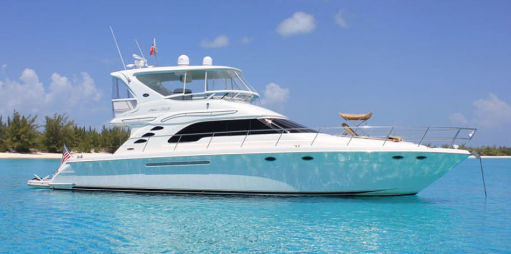 50′ Sea Ray With Command Bridge Luxury Yacht